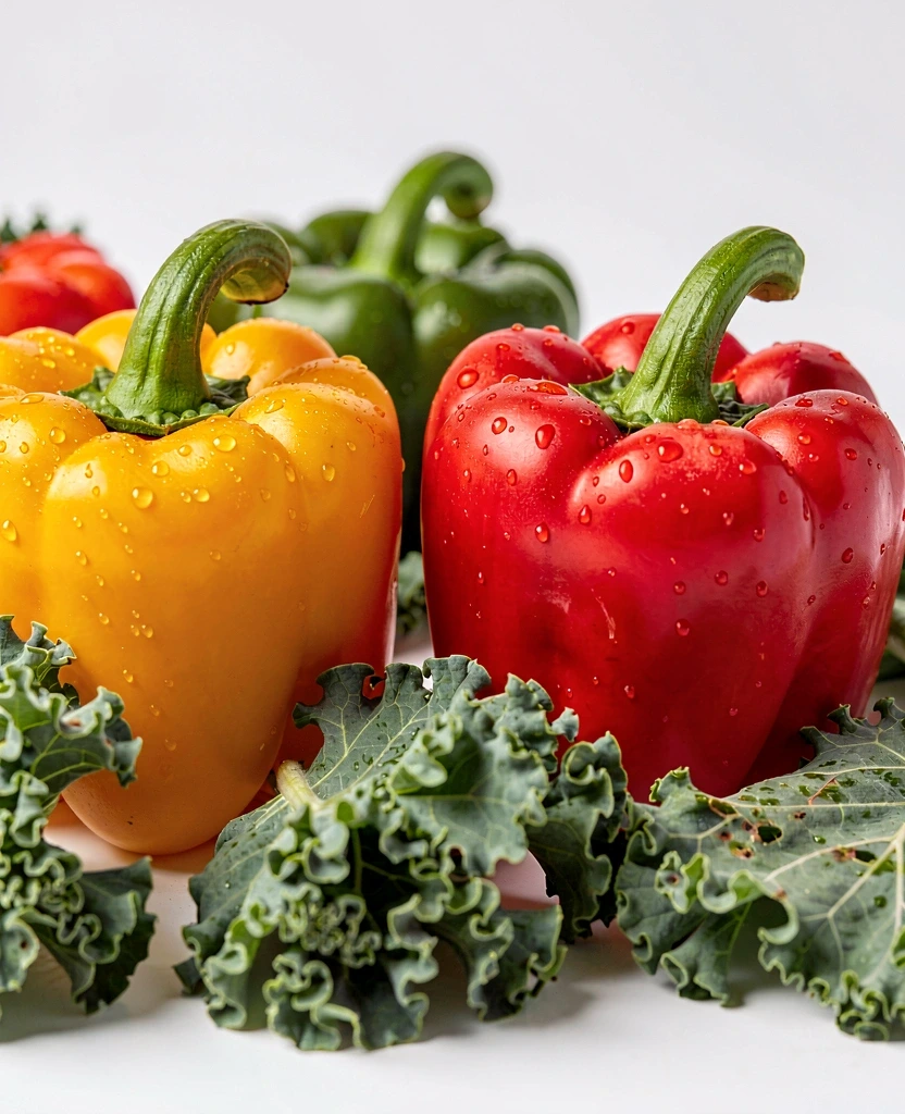 Friss zöldségek közeli képe